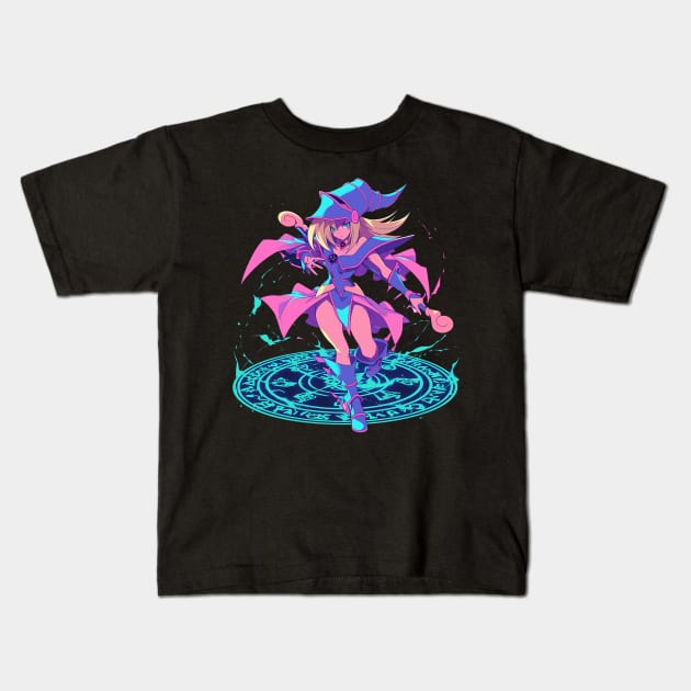 dark magician girl Kids T-Shirt by StevenBag